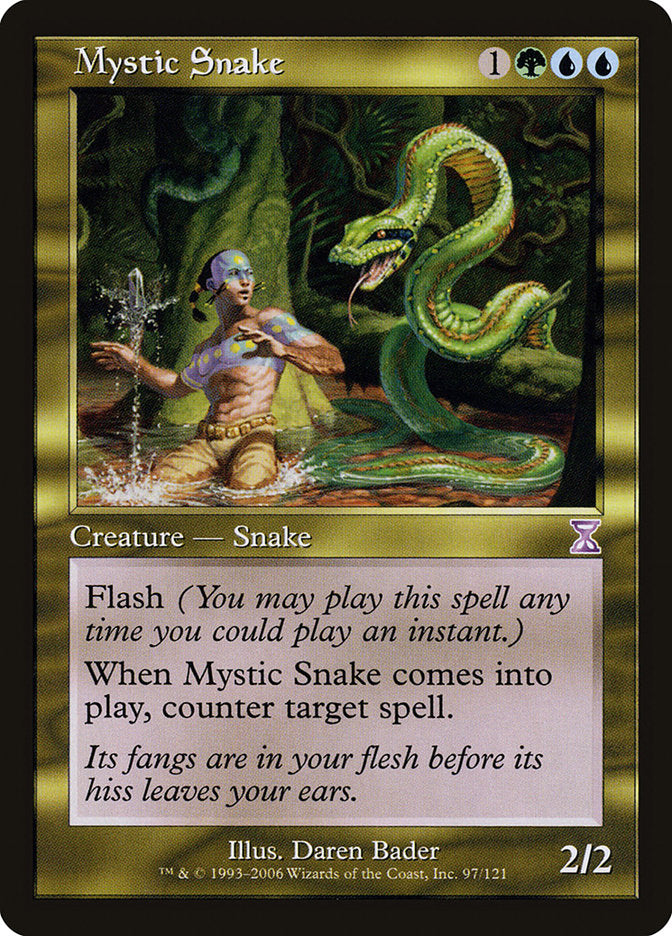 Mystic Snake [Time Spiral Timeshifted] MTG Single Magic: The Gathering    | Red Claw Gaming