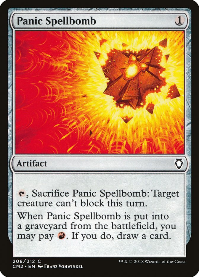Panic Spellbomb [Commander Anthology Volume II] MTG Single Magic: The Gathering    | Red Claw Gaming