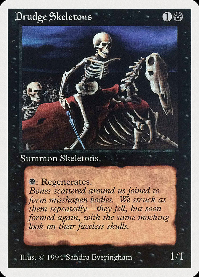 Drudge Skeletons [Summer Magic / Edgar] MTG Single Magic: The Gathering    | Red Claw Gaming
