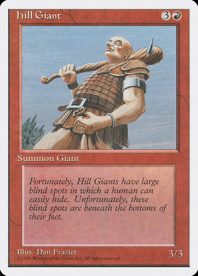 Hill Giant [Fourth Edition] MTG Single Magic: The Gathering    | Red Claw Gaming