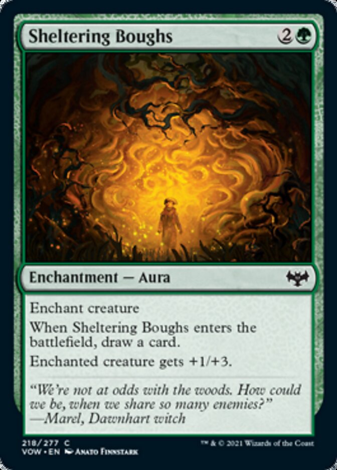 Sheltering Boughs [Innistrad: Crimson Vow] MTG Single Magic: The Gathering    | Red Claw Gaming
