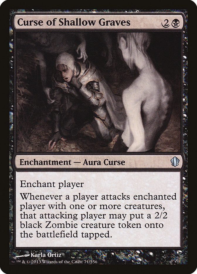Curse of Shallow Graves [Commander 2013] MTG Single Magic: The Gathering    | Red Claw Gaming