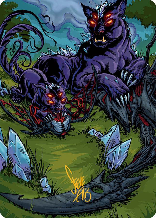 Lurrus of the Dream-Den Art Card (Gold-Stamped Signature) [March of the Machine Art Series] MTG Single Magic: The Gathering    | Red Claw Gaming