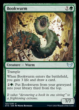 Bookwurm [Strixhaven: School of Mages] MTG Single Magic: The Gathering    | Red Claw Gaming