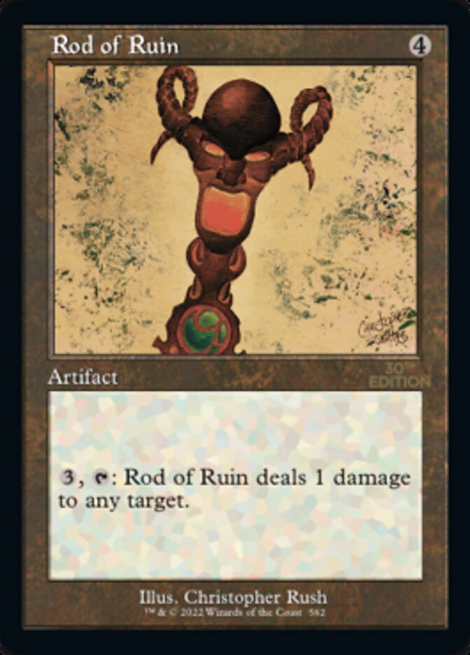 Rod of Ruin (Retro) [30th Anniversary Edition] MTG Single Magic: The Gathering    | Red Claw Gaming