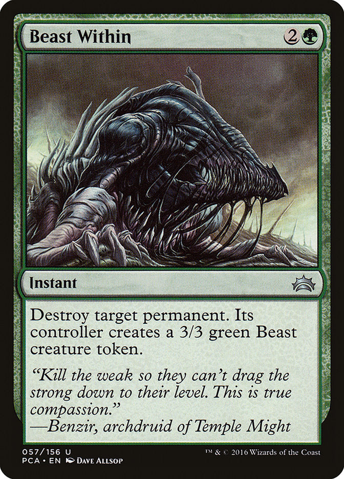 Beast Within [Planechase Anthology] MTG Single Magic: The Gathering    | Red Claw Gaming