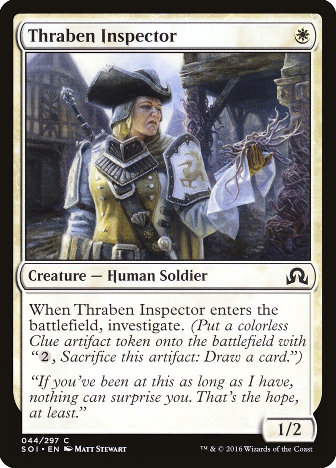 Thraben Inspector [Shadows over Innistrad] MTG Single Magic: The Gathering    | Red Claw Gaming