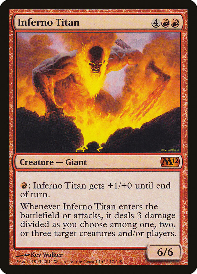 Inferno Titan [Magic 2012] MTG Single Magic: The Gathering    | Red Claw Gaming