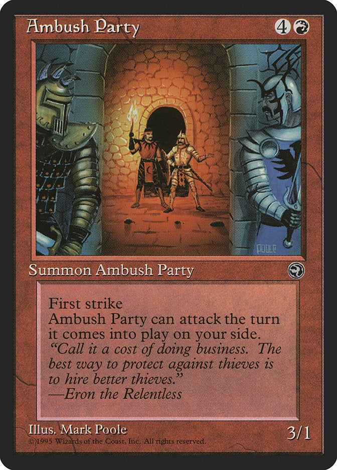 Ambush Party (Eron Flavor Text) [Homelands] MTG Single Magic: The Gathering    | Red Claw Gaming