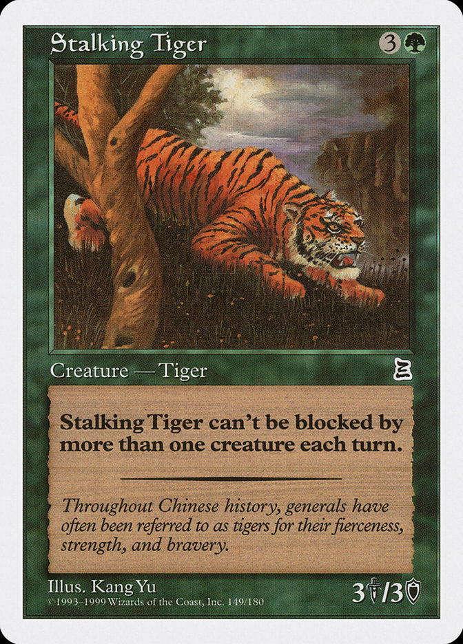 Stalking Tiger [Portal Three Kingdoms] MTG Single Magic: The Gathering    | Red Claw Gaming