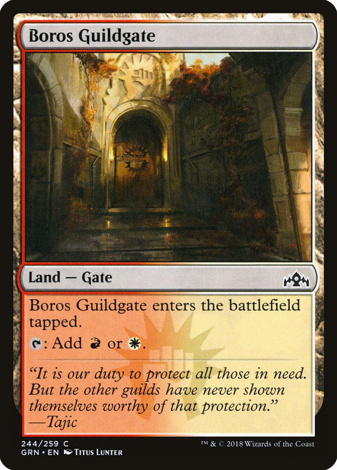 Boros Guildgate (244/259) [Guilds of Ravnica] MTG Single Magic: The Gathering    | Red Claw Gaming
