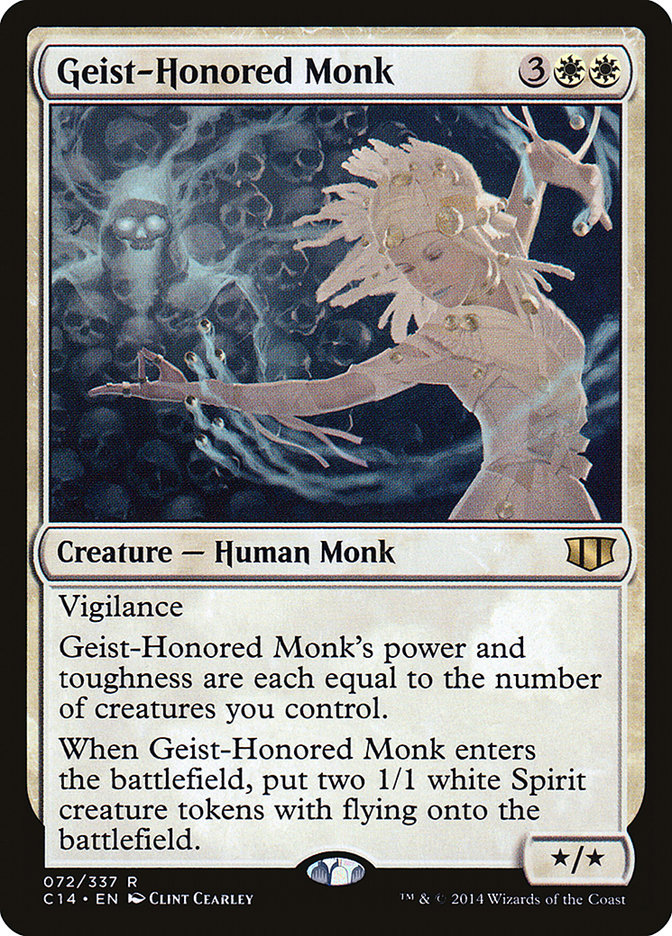 Geist-Honored Monk [Commander 2014] MTG Single Magic: The Gathering    | Red Claw Gaming