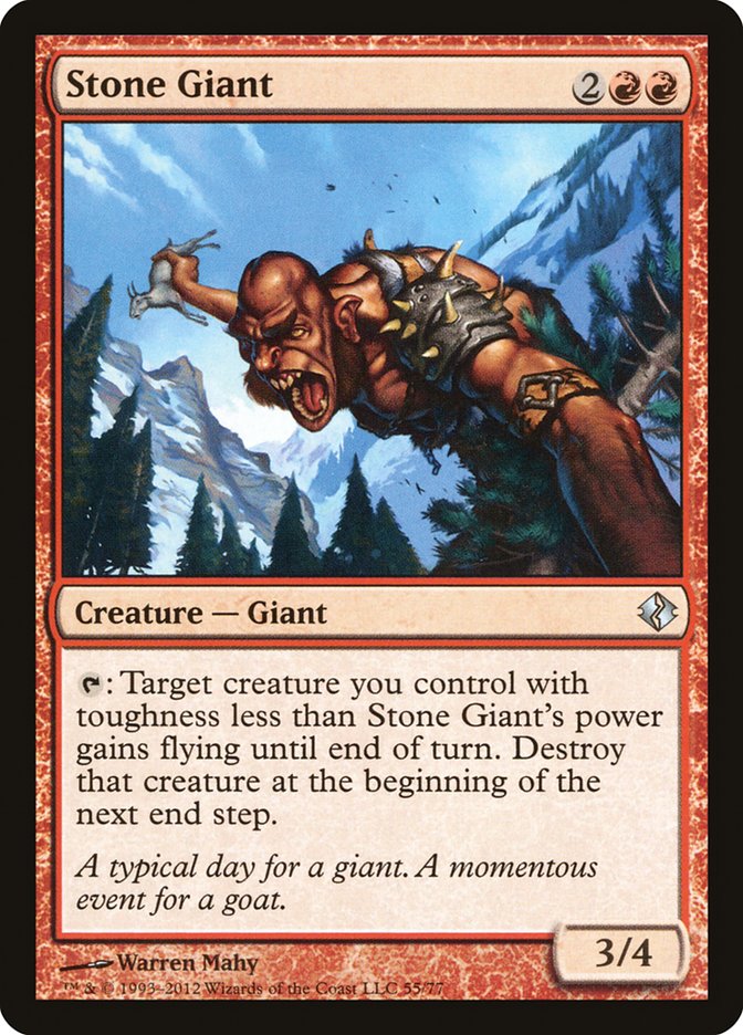 Stone Giant [Duel Decks: Venser vs. Koth] MTG Single Magic: The Gathering    | Red Claw Gaming