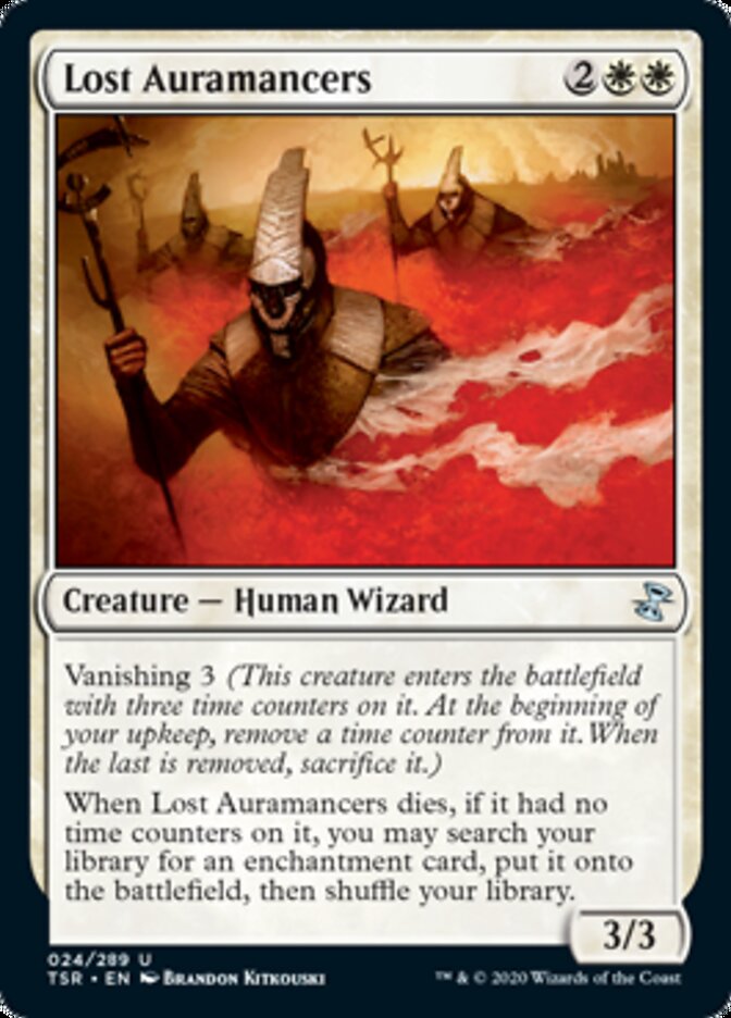 Lost Auramancers [Time Spiral Remastered] MTG Single Magic: The Gathering    | Red Claw Gaming