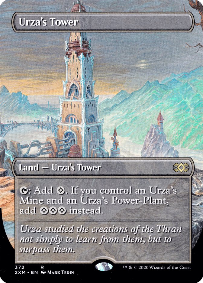 Urza's Tower (Toppers) [Double Masters] MTG Single Magic: The Gathering    | Red Claw Gaming