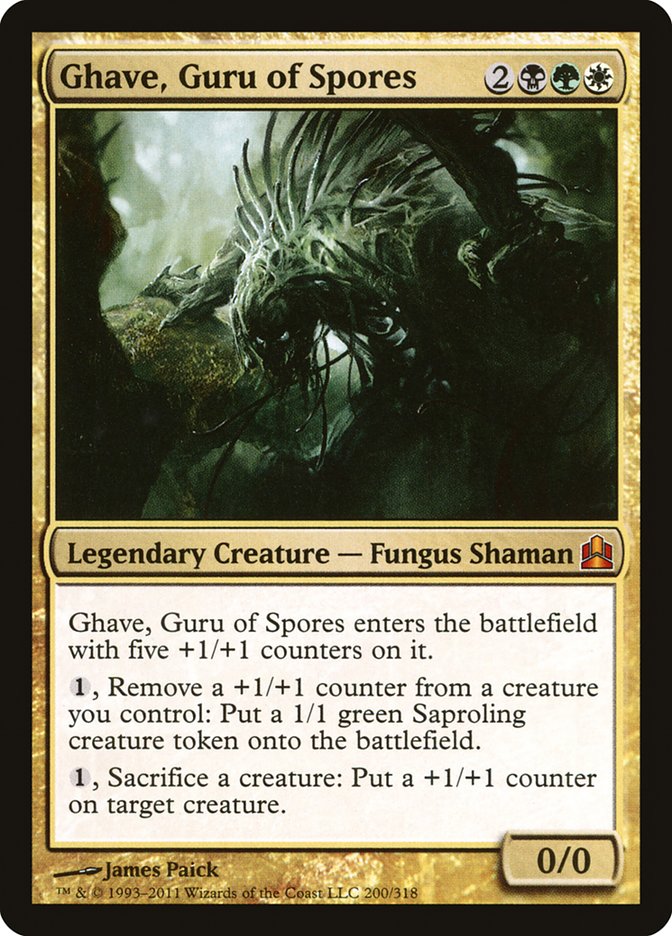 Ghave, Guru of Spores [Commander 2011] MTG Single Magic: The Gathering    | Red Claw Gaming