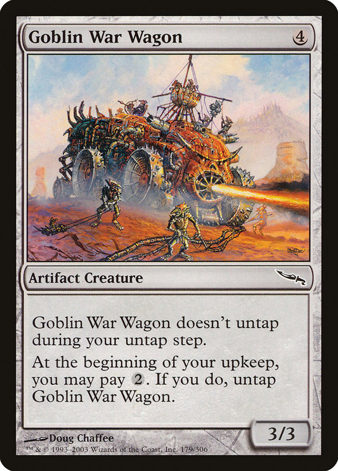 Goblin War Wagon [Mirrodin] MTG Single Magic: The Gathering    | Red Claw Gaming
