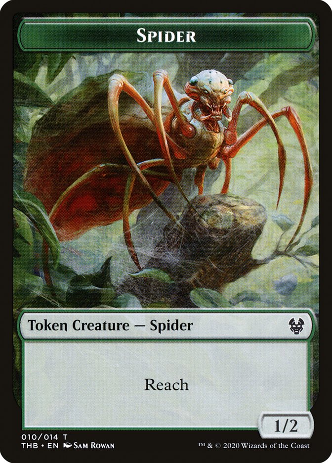 Spider Token [Theros Beyond Death Tokens] MTG Single Magic: The Gathering    | Red Claw Gaming