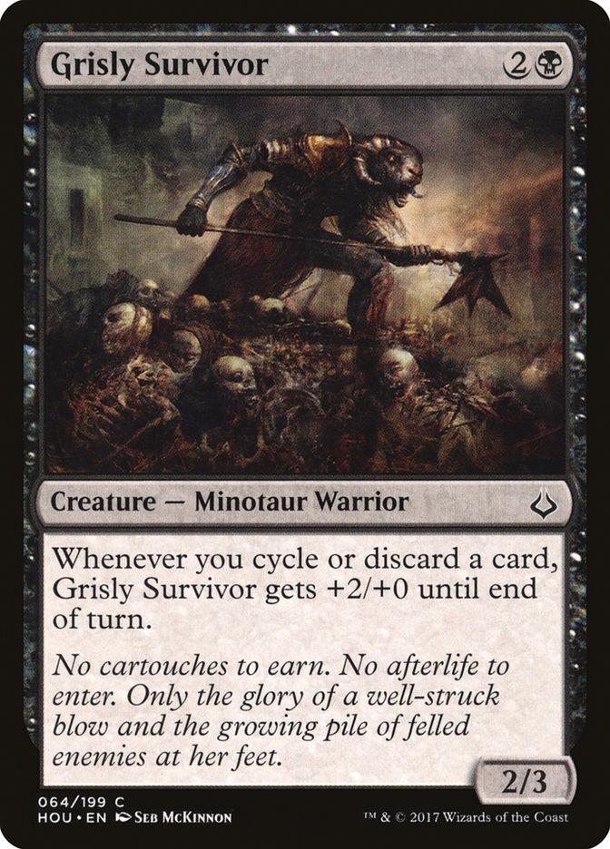 Grisly Survivor [Hour of Devastation] MTG Single Magic: The Gathering    | Red Claw Gaming