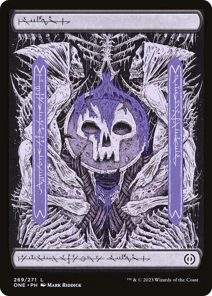 Swamp (269) (Phyrexian) [Phyrexia: All Will Be One] MTG Single Magic: The Gathering    | Red Claw Gaming