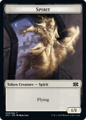 Bear // Spirit (008) Double-Sided Token [Double Masters 2022 Tokens] MTG Single Magic: The Gathering    | Red Claw Gaming