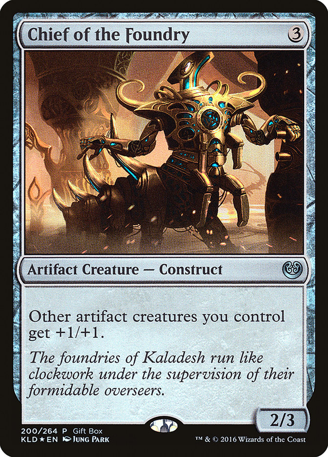Chief of the Foundry (Gift Pack) [Kaladesh Promos] MTG Single Magic: The Gathering    | Red Claw Gaming
