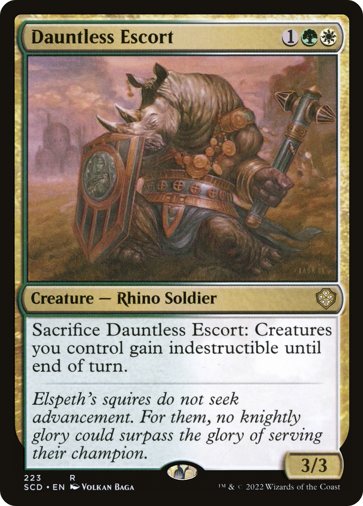 Dauntless Escort [Starter Commander Decks] MTG Single Magic: The Gathering    | Red Claw Gaming