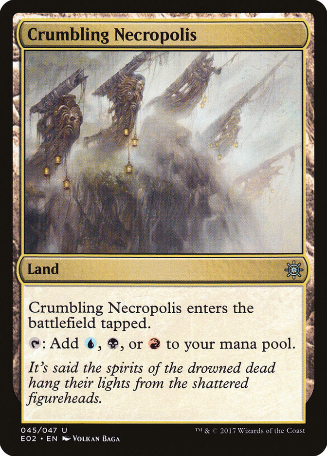 Crumbling Necropolis [Explorers of Ixalan] MTG Single Magic: The Gathering    | Red Claw Gaming