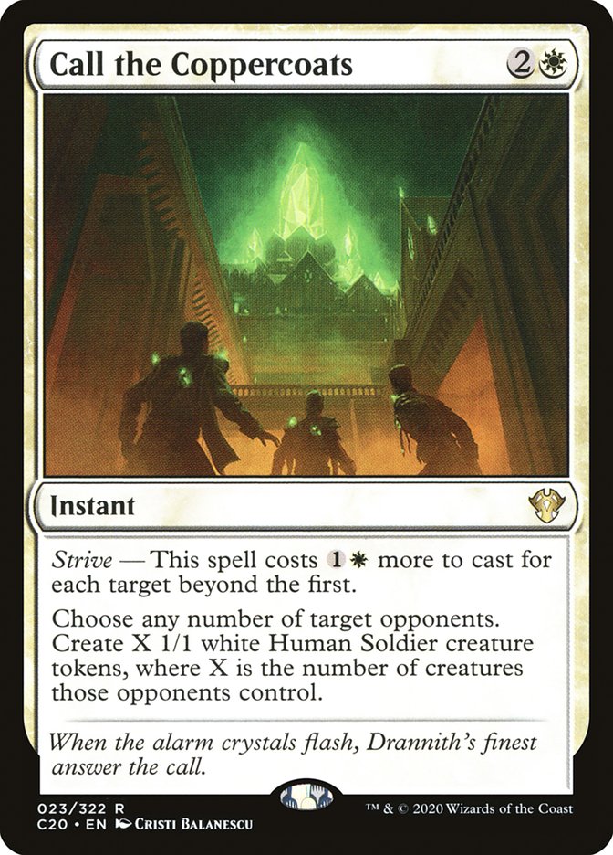 Call the Coppercoats [Commander 2020] MTG Single Magic: The Gathering    | Red Claw Gaming