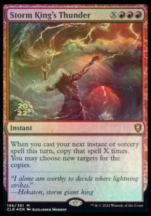 Storm King's Thunder [Commander Legends: Battle for Baldur's Gate Prerelease Promos] MTG Single Magic: The Gathering    | Red Claw Gaming
