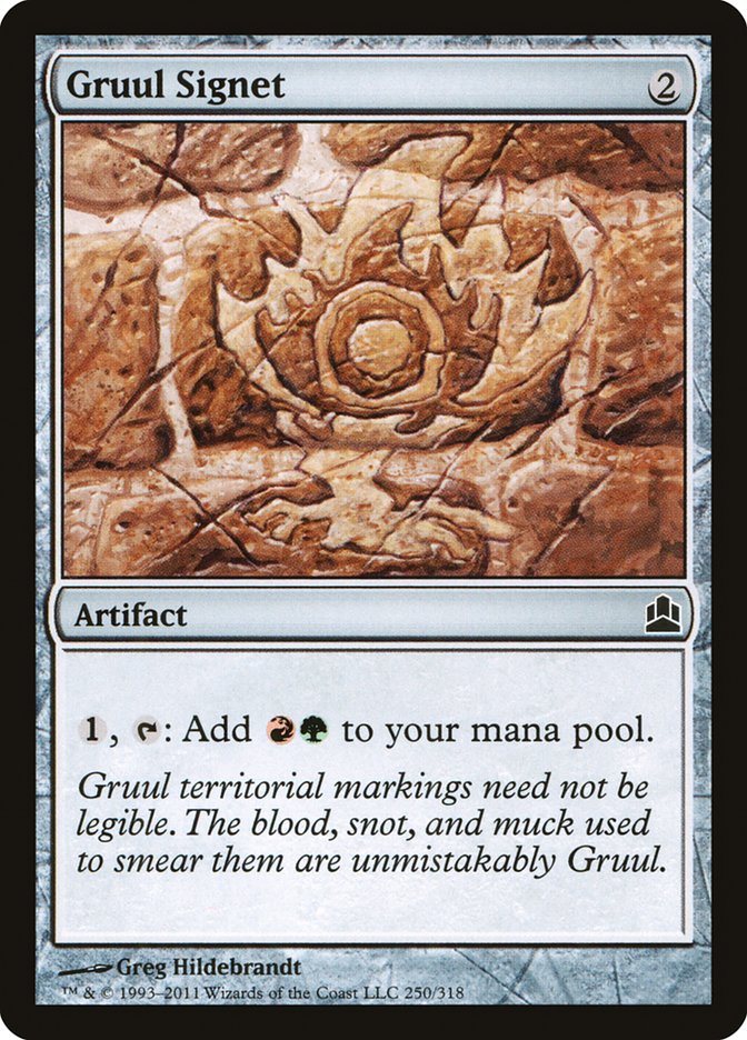 Gruul Signet [Commander 2011] MTG Single Magic: The Gathering    | Red Claw Gaming