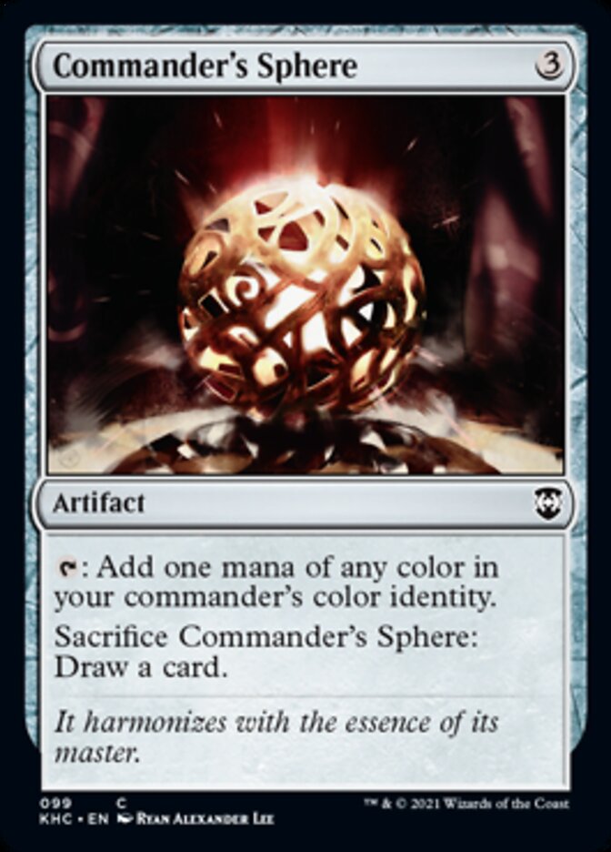 Commander's Sphere [Kaldheim Commander] MTG Single Magic: The Gathering    | Red Claw Gaming
