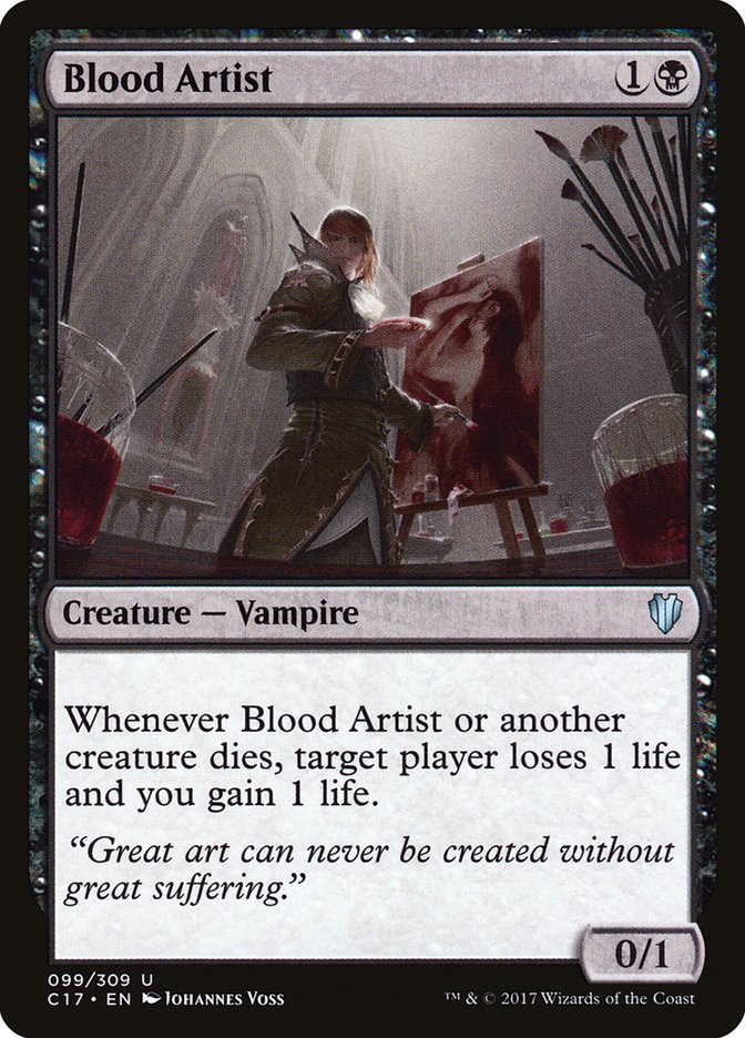 Blood Artist [Commander 2017] MTG Single Magic: The Gathering    | Red Claw Gaming