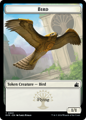 Bird // Emblem - Domri Rade Double-Sided Token [Ravnica Remastered Tokens] MTG Single Magic: The Gathering    | Red Claw Gaming