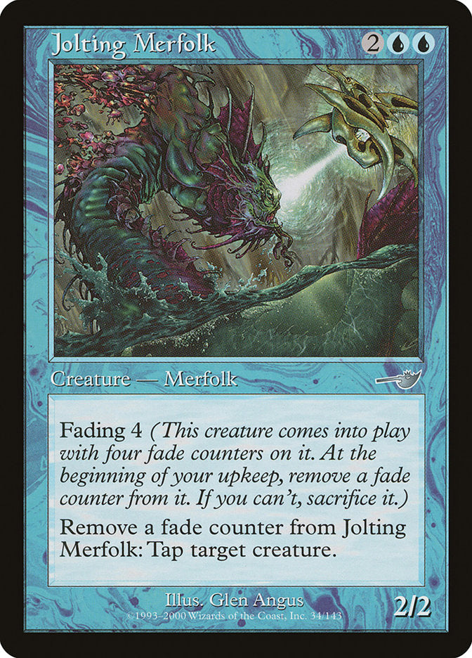 Jolting Merfolk [Nemesis] MTG Single Magic: The Gathering    | Red Claw Gaming