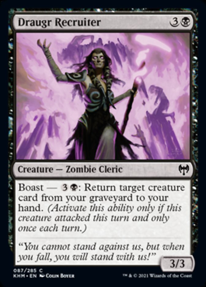 Draugr Recruiter [Kaldheim] MTG Single Magic: The Gathering    | Red Claw Gaming
