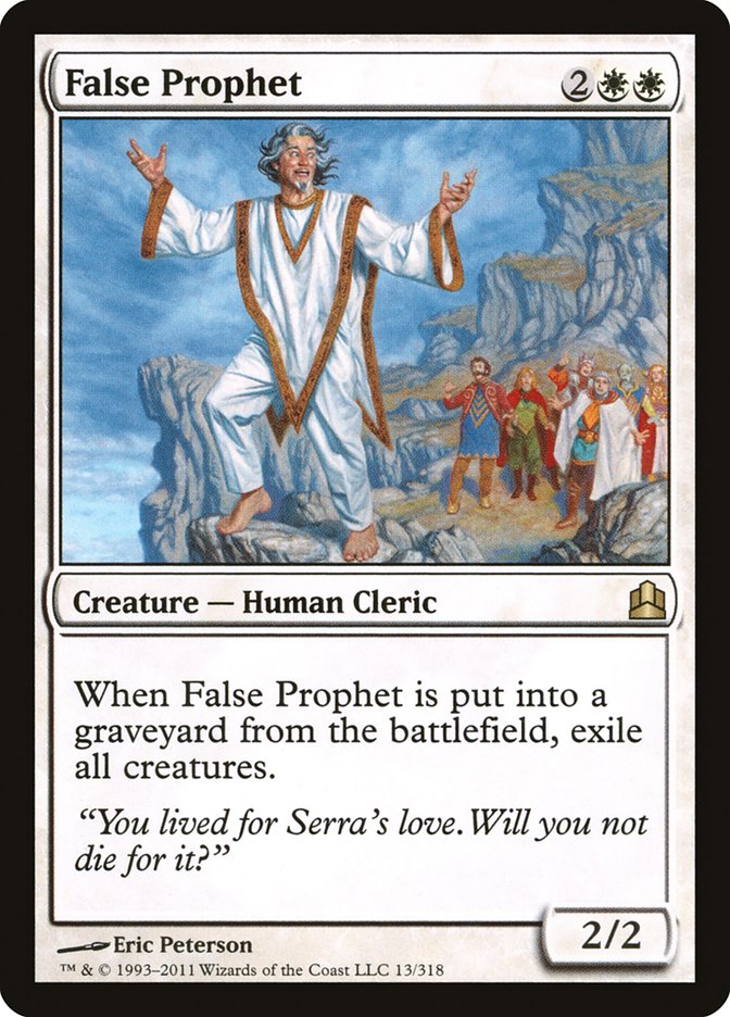 False Prophet [Commander 2011] MTG Single Magic: The Gathering    | Red Claw Gaming