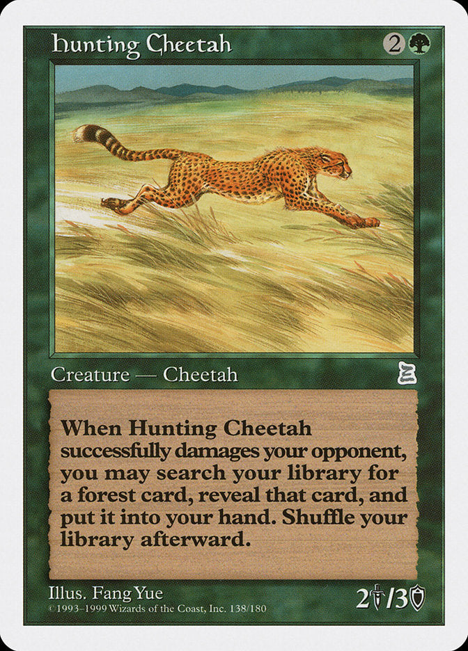 Hunting Cheetah [Portal Three Kingdoms] MTG Single Magic: The Gathering    | Red Claw Gaming