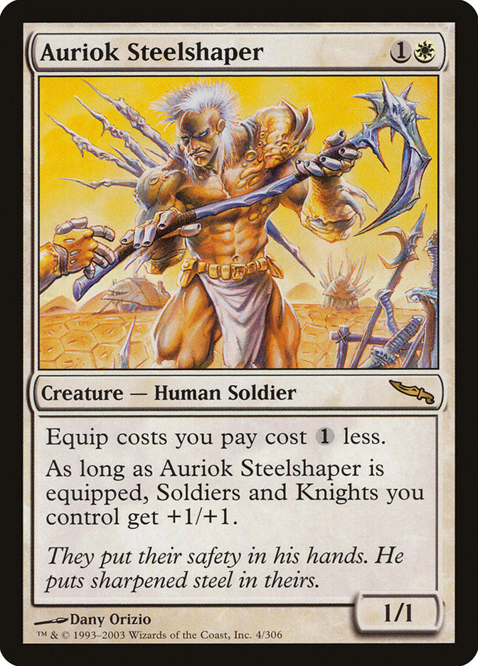 Auriok Steelshaper [Mirrodin] MTG Single Magic: The Gathering    | Red Claw Gaming