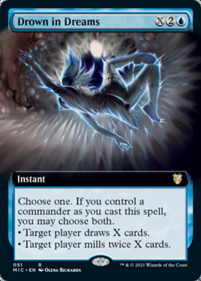 Drown in Dreams (Extended Art) [Innistrad: Midnight Hunt Commander] MTG Single Magic: The Gathering    | Red Claw Gaming
