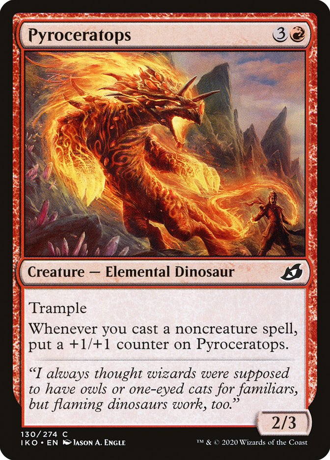 Pyroceratops [Ikoria: Lair of Behemoths] MTG Single Magic: The Gathering    | Red Claw Gaming
