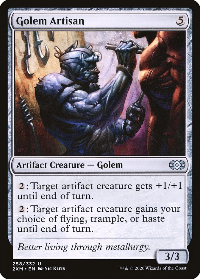 Golem Artisan [Double Masters] MTG Single Magic: The Gathering    | Red Claw Gaming