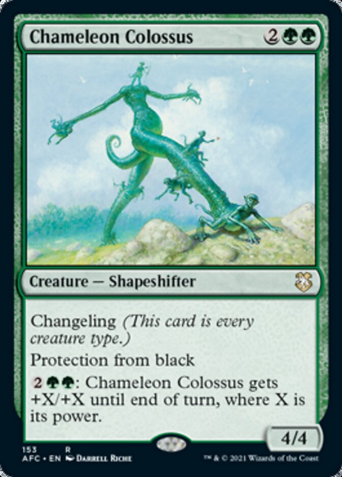 Chameleon Colossus [Dungeons & Dragons: Adventures in the Forgotten Realms Commander] MTG Single Magic: The Gathering    | Red Claw Gaming