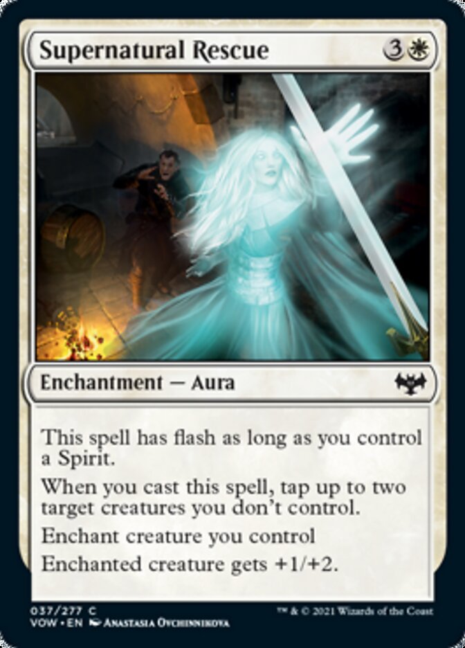 Supernatural Rescue [Innistrad: Crimson Vow] MTG Single Magic: The Gathering    | Red Claw Gaming