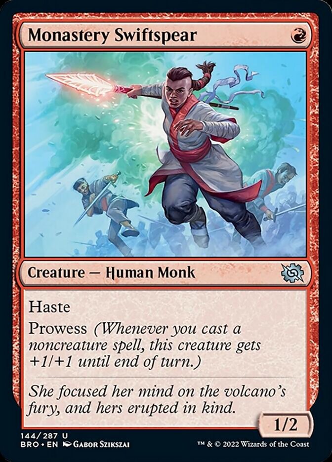 Monastery Swiftspear [The Brothers' War] MTG Single Magic: The Gathering    | Red Claw Gaming