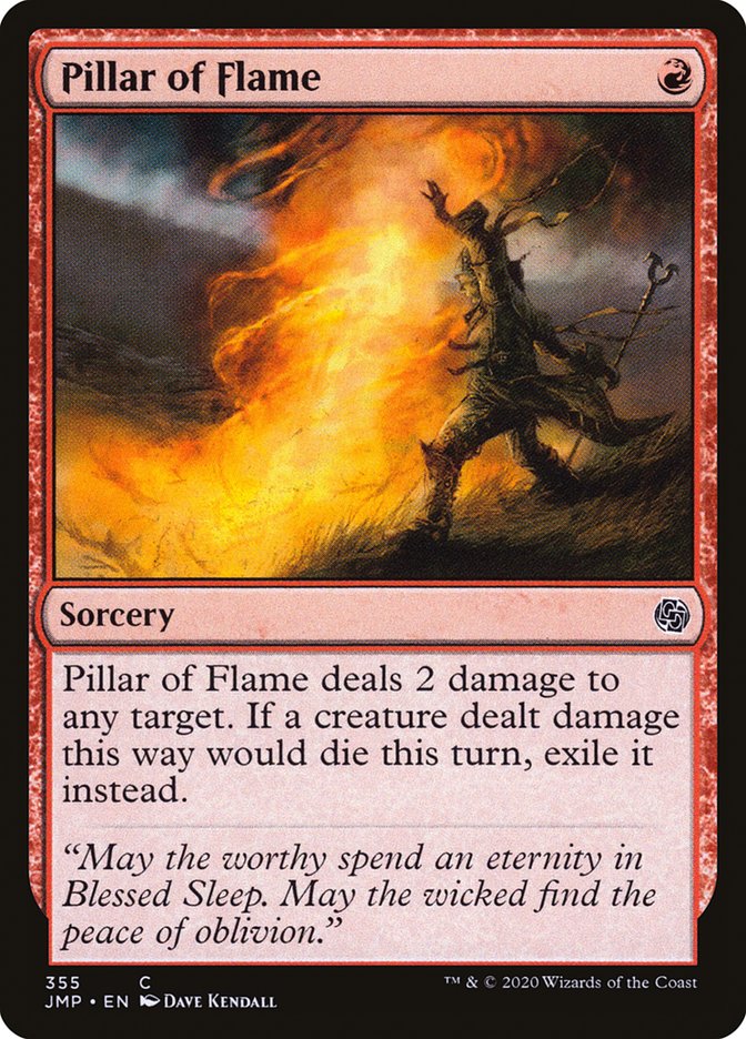 Pillar of Flame [Jumpstart] MTG Single Magic: The Gathering    | Red Claw Gaming