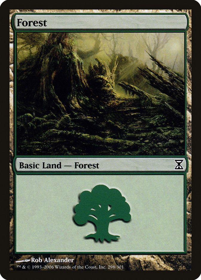 Forest (298) [Time Spiral] MTG Single Magic: The Gathering    | Red Claw Gaming