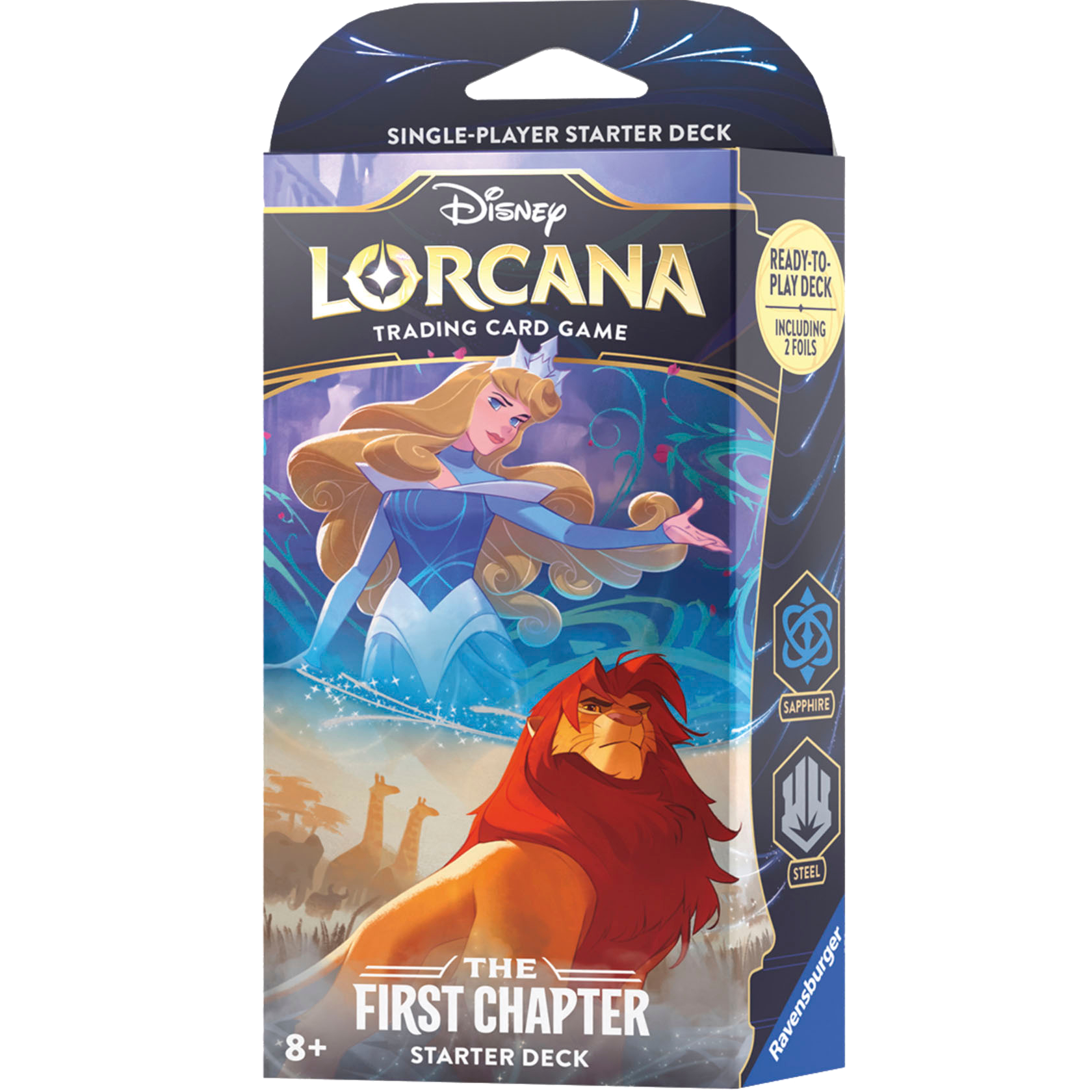 The First Chapter - Starter Deck (Sapphire & Steel) Lorcana Sealed Disney    | Red Claw Gaming