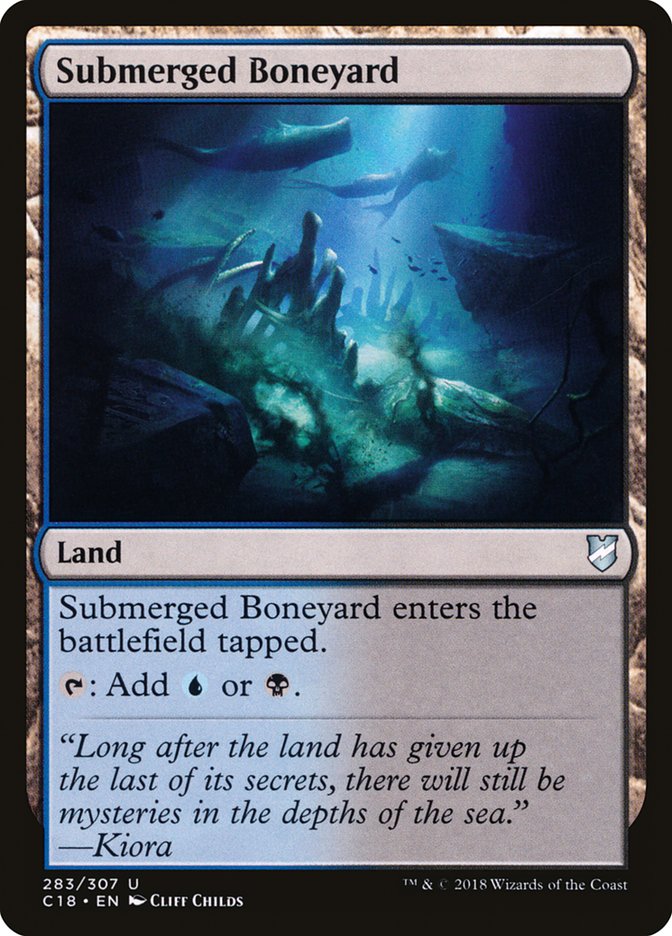 Submerged Boneyard [Commander 2018] MTG Single Magic: The Gathering    | Red Claw Gaming