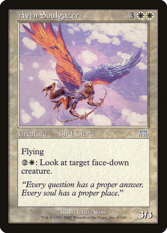 Aven Soulgazer [Onslaught] MTG Single Magic: The Gathering    | Red Claw Gaming